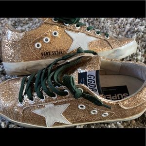 Golden Goose Gold Glitter Superstar 38